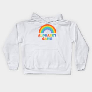 Alphabet Gang Aesthetic Rainbow LGBTQ Gay Pride Kids Hoodie